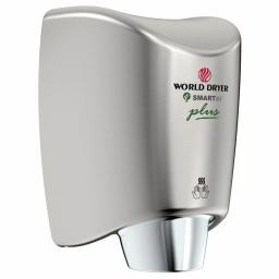 World Dryer SMARTdri Electric High-Speed Hand Dryer - Brushed Chrome thumbnail 2