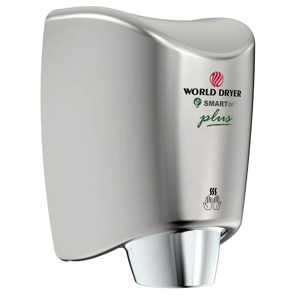 World Dryer SMARTdri Electric High-Speed Hand Dryer - Brushed Chrome