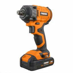 Freeman 20V Brushless 1/2 in. Cordless Impact Wrench Kit with Case and 2 Batteries thumbnail 1