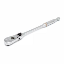 GEARWRENCH 3/8 in. Drive 90-Tooth Locking Flex Head Teardrop Ratchet, 11 in. thumbnail 1