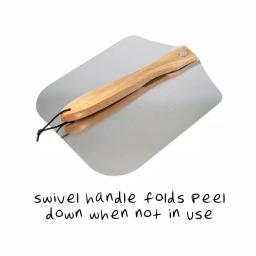 Honey-Can-Do 12 in. x 14 in. Aluminum Foldable Pizza Peel thumbnail 5