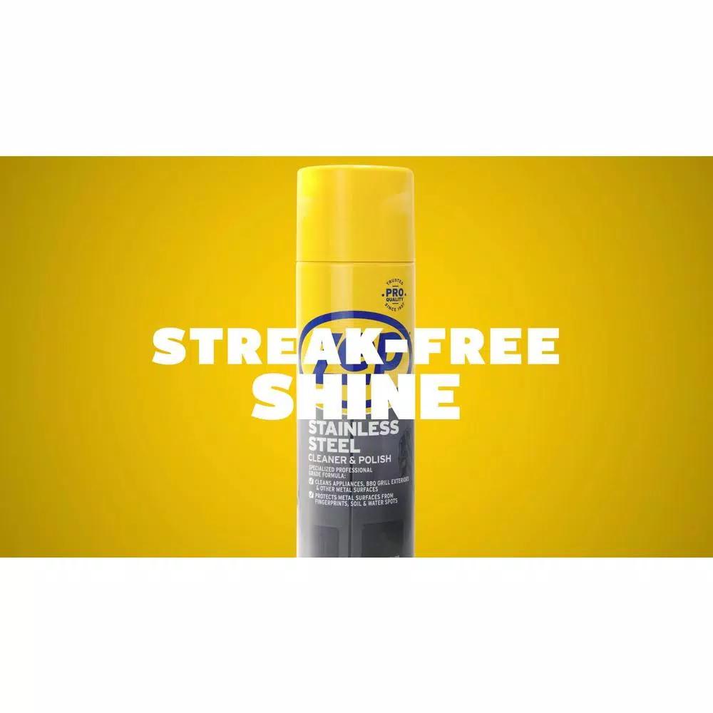 Zep Stainless Steel Polish, 14 oz. Aerosol Spray