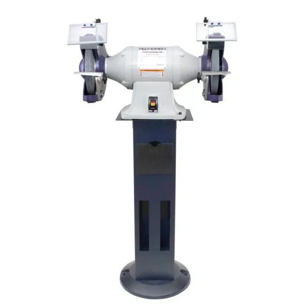 Palmgren 10 in. XP Bench Grinder with Pedestal Stand Combo