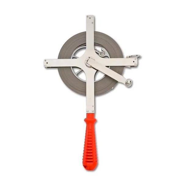 Lufkin Derrick 1/4 in. x 100 ft. Chrome Clad Long Tape Measure