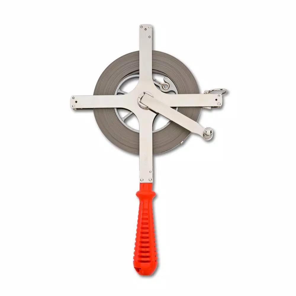 Lufkin Derrick 1/4 in. x 100 ft. Chrome Clad Long Tape Measure