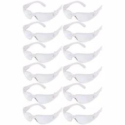 Bison Life Clear Lens Safety Glasses, Polycarbonate Scratch-Resistant Eyewear (Pack of 12) thumbnail 3