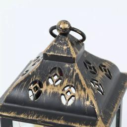 Winsome House 10-Light RGB Color Changing LED Square Holiday Lantern with Christmas Ornaments thumbnail 4