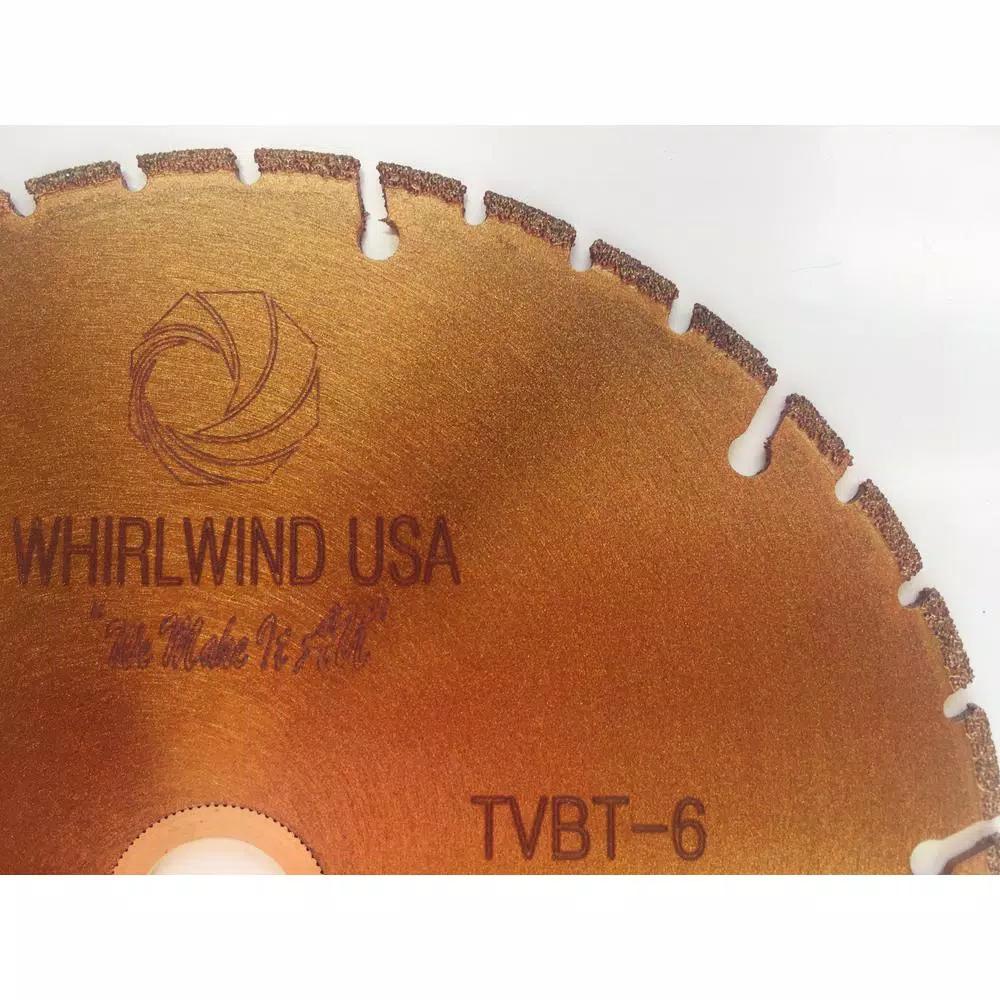Whirlwind USA 6 in. 40-Teeth Segmented Diamond Blade for Metal and Plastic