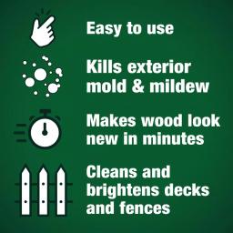 Mold Armor E-Z Deck, Fence and Patio Wash - 1 Gal. Mold and Mildew Remover thumbnail 6