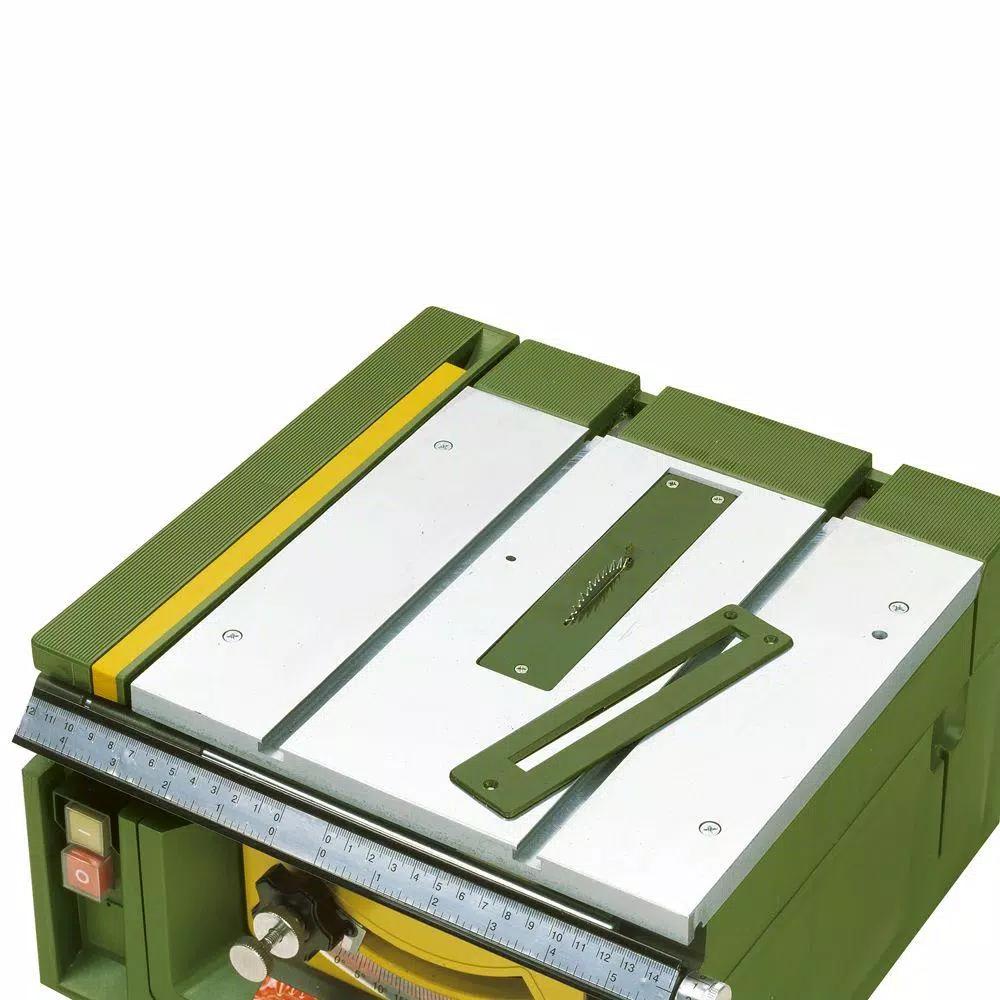 Proxxon FET Table Saw with 24-Tooth Carbide Tipped Blade for Precision Hobby Work