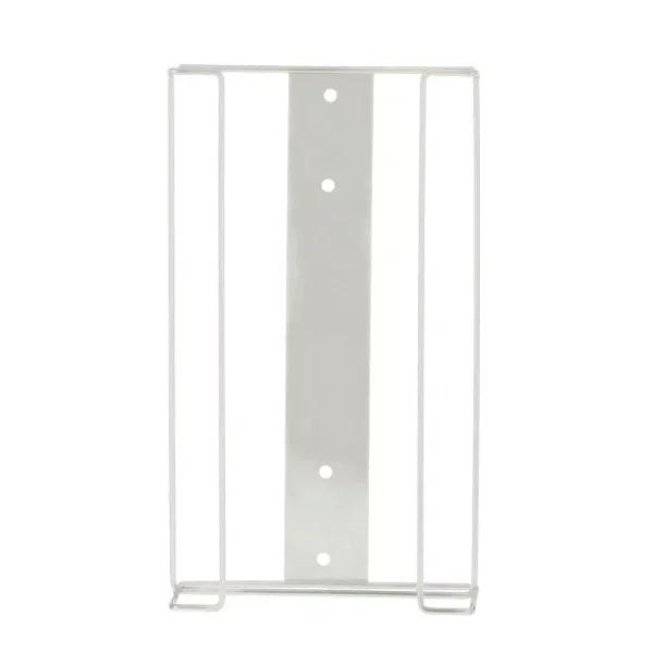Alpine Industries Quad Capacity Wire Wall Mount Glove Box Dispenser, White