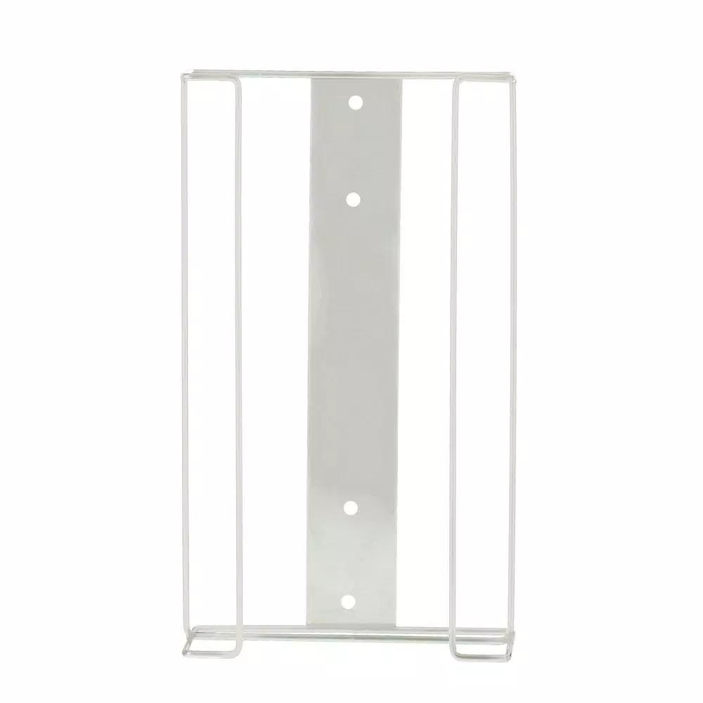 Alpine Industries Quad Capacity Wire Wall Mount Glove Box Dispenser, White