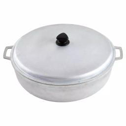 IMUSA 17.9 qt. Cast Aluminum Caldero with Natural Finish and Tight Fitting Lid thumbnail 8