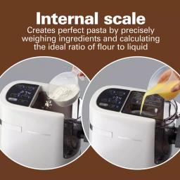 Hamilton Beach Electric Pasta Maker with Internal Scale, 7 Shapes, White thumbnail 5
