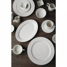 Oneida Verge White Porcelain Creamers, 3.25 oz. (Set of 48) thumbnail 4
