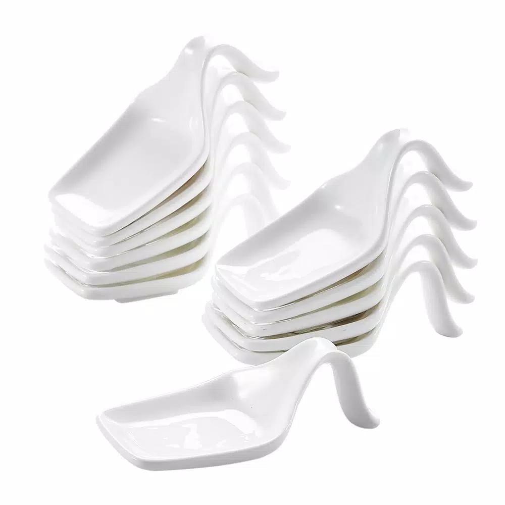 MALACASA 4.3 in. White Porcelain Ramekins Set of 12, Ceramic Serving Dishes for Creme Brulee and Souffle