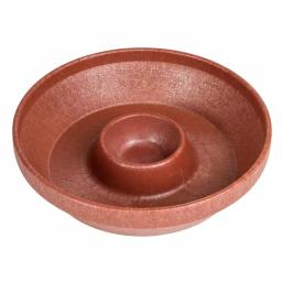 TACO TUESDAY 10.5 in. Brown Plastic Circular Chip and Salsa Serving Bowl Set, 2-Piece thumbnail 1