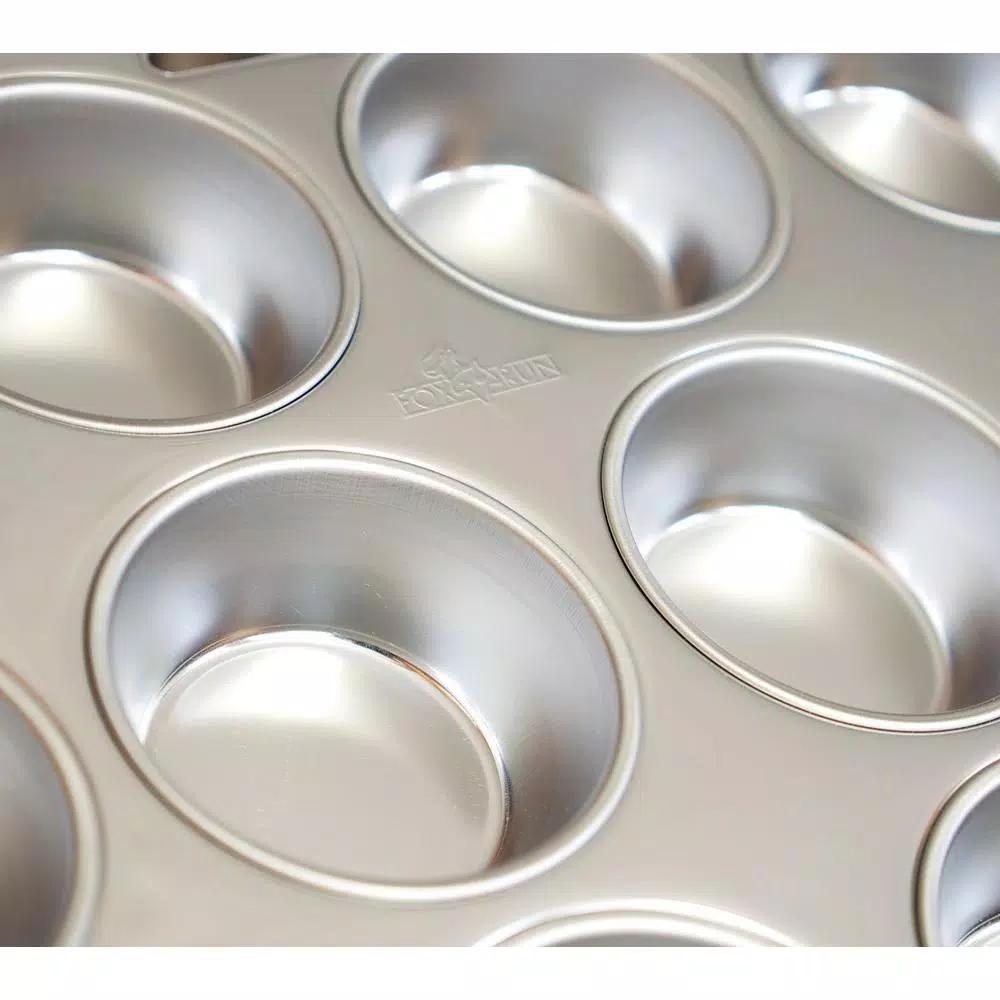 Fox Run Stainless Steel 12-Cup Muffin and Cupcake Pan