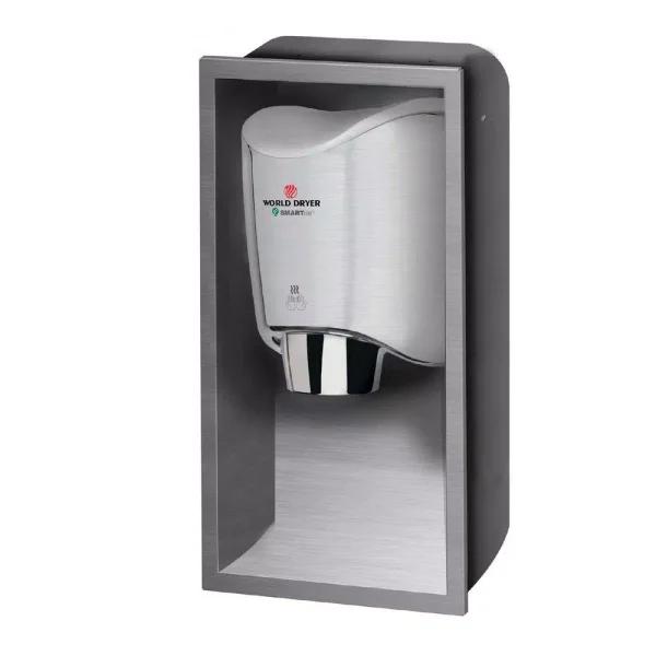World Dryer Corporation World Dryer SMARTdri & SMARTdri Plus Recess Kit - Brushed Stainless Steel