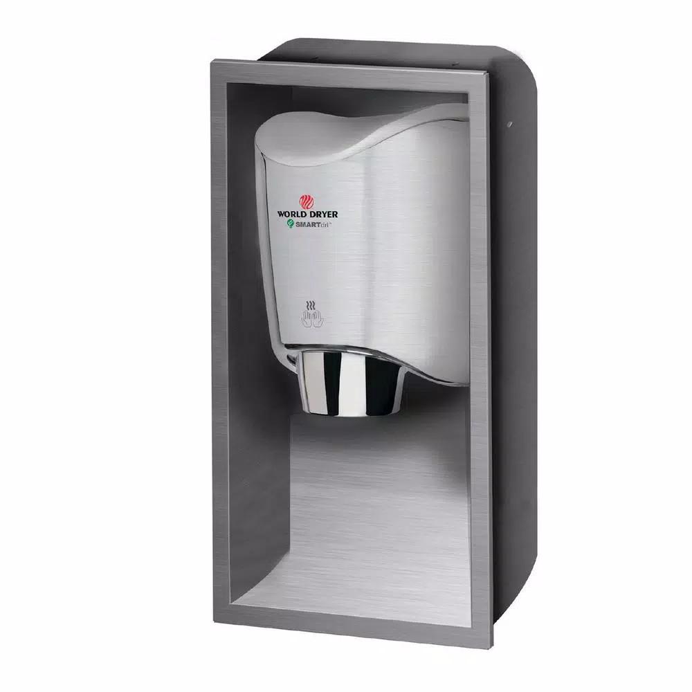World Dryer Corporation World Dryer SMARTdri & SMARTdri Plus Recess Kit - Brushed Stainless Steel