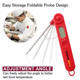 ThermoPro TP-03A Digital Instant Read Food Thermometer for Meat, BBQ, and Grilling thumbnail 2