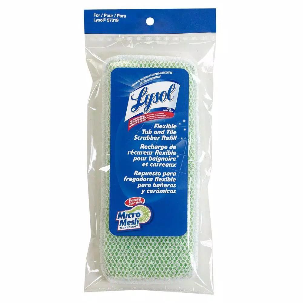 Lysol Tub N' Tile Scrubber Sponge Refill with Micromesh Technology