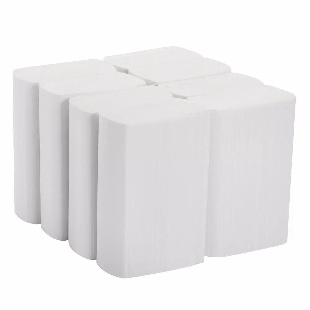 Georgia-Pacific White Premium Multifold Paper Towels, 1-Ply, 250 Count (8-Pack Carton)