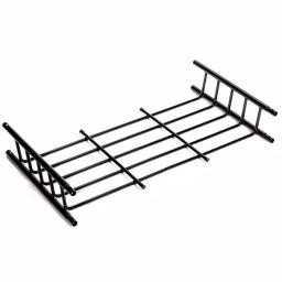 Stark Universal Roof Basket Cargo Carrier with Rack Extensions, 150 lb Capacity, Black thumbnail 3