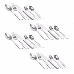 Gibson Castleford 20-Piece Mirror Polish Stainless Steel Flatware Set, Service for 4 thumbnail 3