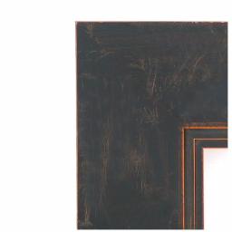 Amanti Art Milano 26 in. Square Beveled Edge Bathroom Vanity Mirror, Bronze Wood Frame thumbnail 3