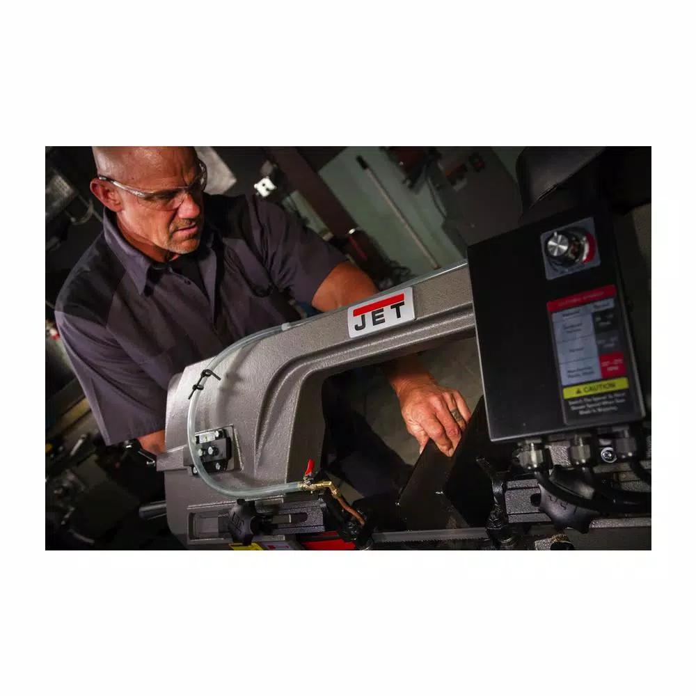 Jet HVBS-712V 7 in. x 12 in. Variable Speed Horizontal/Vertical Metalworking Bandsaw, 1 HP, 115V