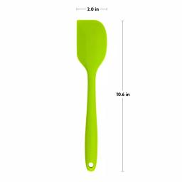 Ovente Premium Silicone Spatula with Stainless Steel Core, Heat Resistant up to 500°F, BPA-Free, Green thumbnail 5