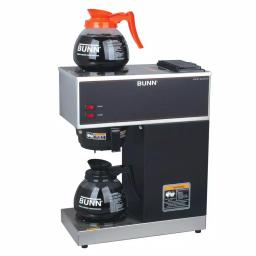 BUNN VPR-2GD 12-Cup Commercial Coffee Brewer with 2 Glass Decanters, Black thumbnail 3