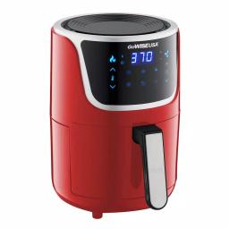 GoWISE USA 2-Qt. Mini Digital Air Fryer with Touchscreen, Red/Silver thumbnail 5