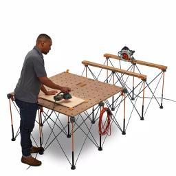 BORA Centipede 24 in. x 48 in. Heavy-Duty Workbench Top with 3/4 in. Dog Holes thumbnail 7