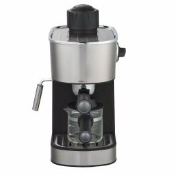 LavoHome 4-Cup Espresso and Cappuccino Maker Machine with Glass Carafe, 800W, Black thumbnail 3