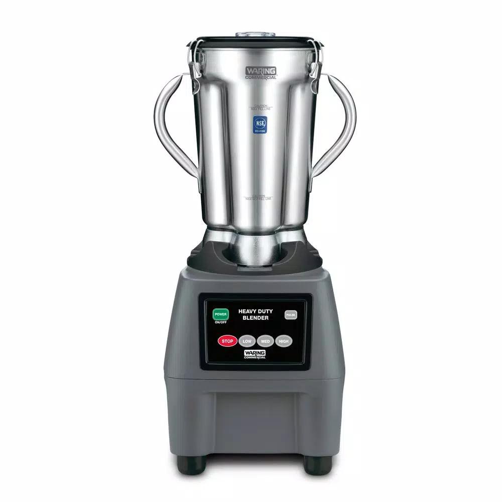 Waring Commercial Waring CB15 128 oz. Commercial Blender, 3.75 HP Motor, Stainless Steel Jar, 3-Speed