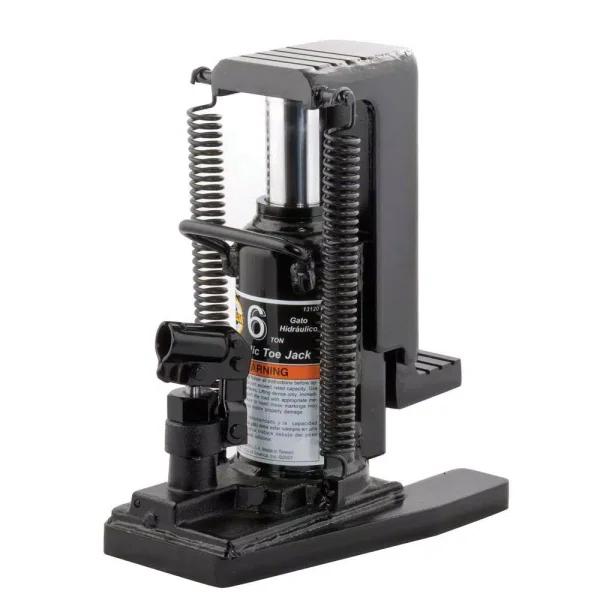 Omega Lift 6-Ton Heavy-Duty Dual Position Hydraulic Toe Jack with Bypass Mechanism
