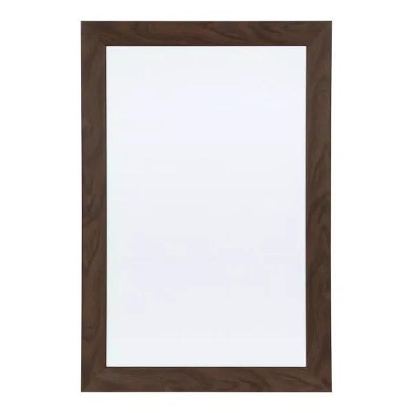 DesignOvation Kate and Laurel Beatrice Walnut Brown Magnetic Dry Erase Memo Board