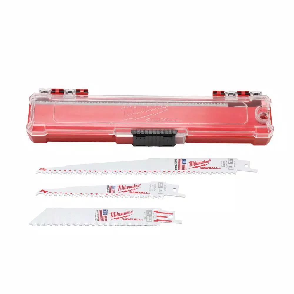 Milwaukee SAWZALL Bi-Metal Reciprocating Saw Blade Set, 26-Piece