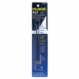 Olson Saw 5 in. Plain End Precision Ground Scroll Saw Blades, High Carbon Steel, 12 TPI Skip Teeth, 12 Pack thumbnail 1