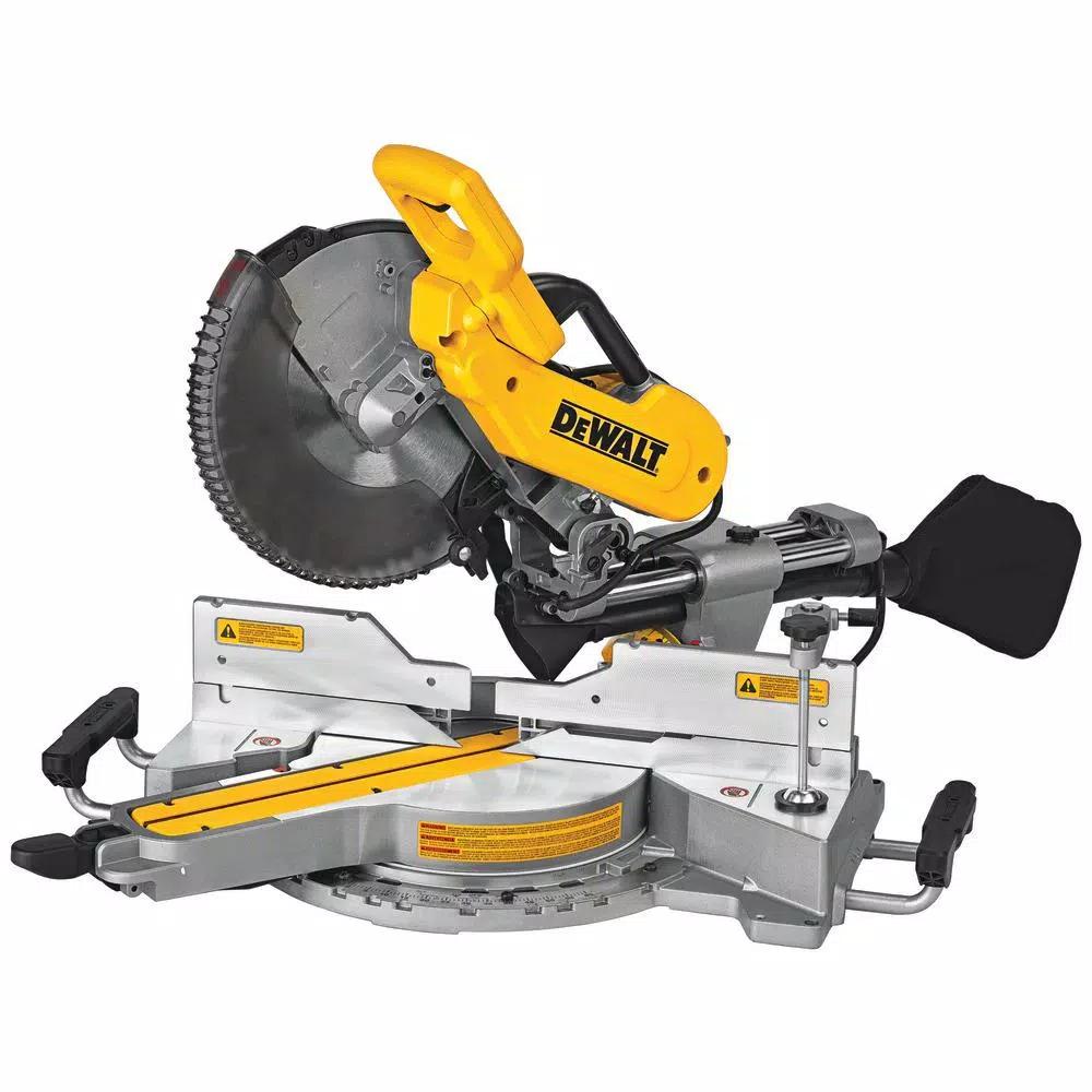 DEWALT 12 in. 15 Amp Sliding Compound Miter Saw with Heavy-Duty Stand Kit