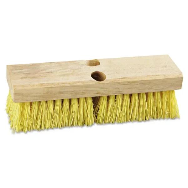 ProLine 10 in. Polypropylene Bristle Deck and Acid Brush Head with Hardwood Block