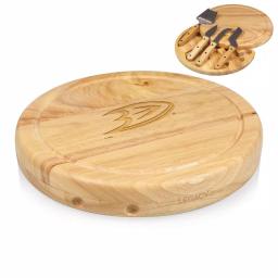 Picnic Time Circo Rubberwood Cheese Board and 4-Piece Stainless Steel Tool Set thumbnail 2