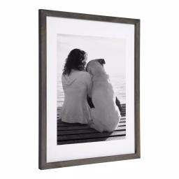 DesignOvation Design Ovation Gallery Wood Photo Frame Set, Gray, 14 x 18 in. (Set of 2) thumbnail 3