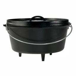 Lodge 8 Qt. Cast Iron Deep Dutch Oven with Lid and Bail Handle thumbnail 1