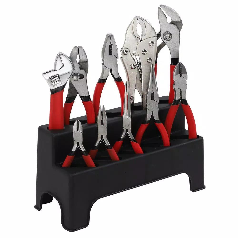 KING 10-Piece Combination Pliers and Wrench Set