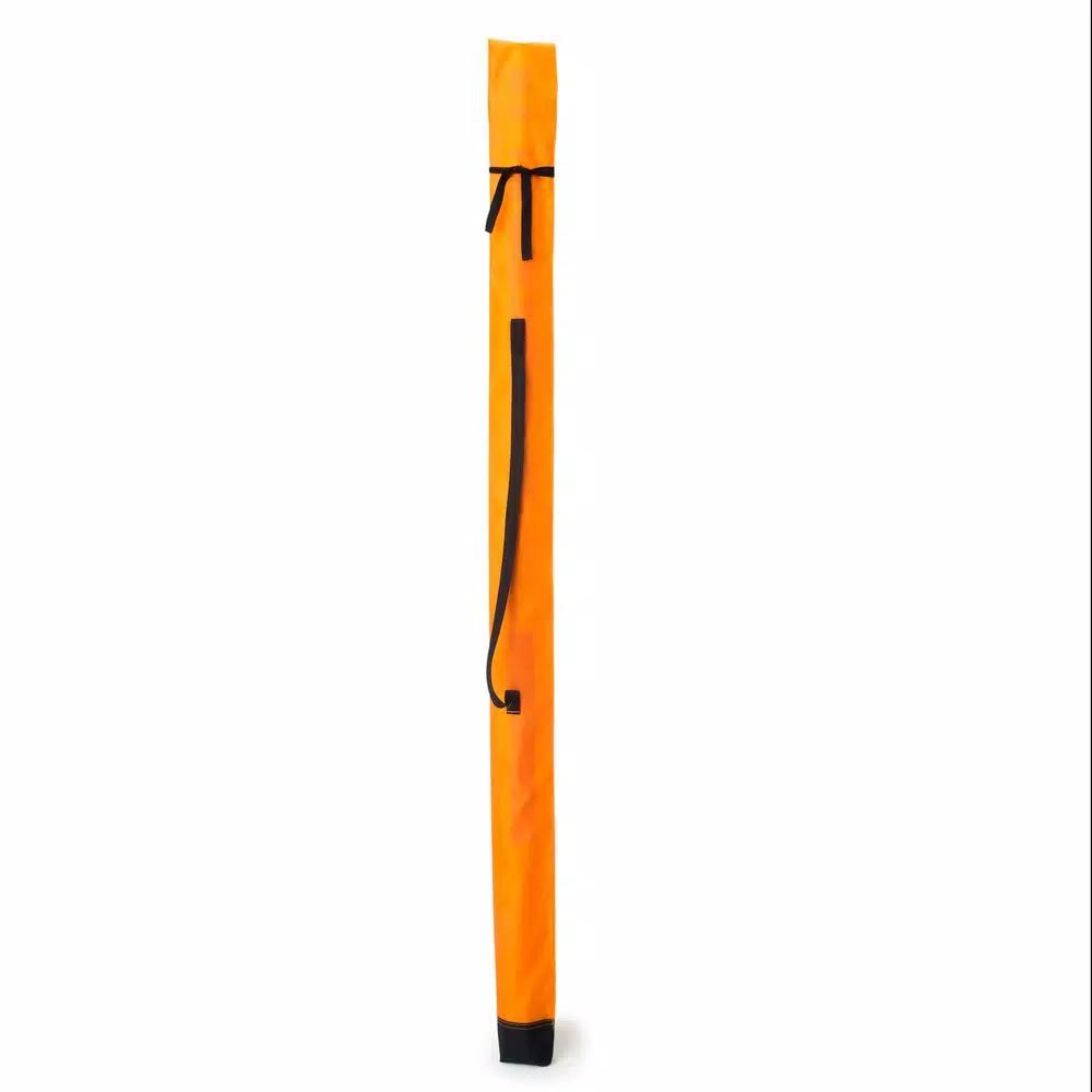 AdirPro 25 ft. Surveyor Oval Leveling Grade Rod, 10ths Scale, Fiberglass