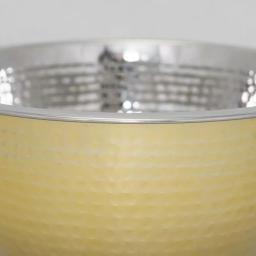 ExcelSteels 1.75 QT Stainless Steel Hammered Mixing Bowl with Gold Tone Finish thumbnail 3