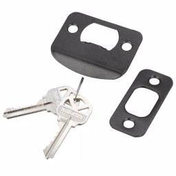 Kwikset Cove Venetian Bronze Exterior Entry Door Knob and Single Cylinder Deadbolt Combo Pack thumbnail 2